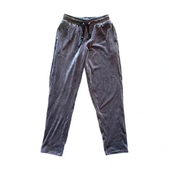 Cuddl Duds Soft Velour Pants Carbon/Marble Women’s XS NWOT - Picture 1 of 11